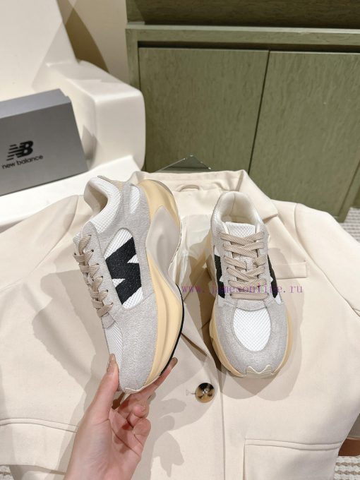 | ²⁰²4 𝐬𝐬  🤍🤎  𝐍𝐞𝐰𝐁𝐚𝐥𝐚𝐧𝐜𝐞 New Thick Soled Sports And Leisure Shoe Upper With Cowhide Mesh And S 8a86ope9 - Image 4