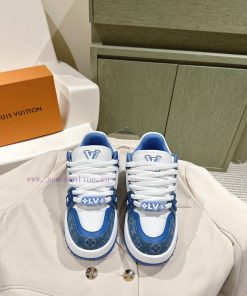 (Fat Version Upgrade) | ² ⁰ ² 4 𝐬𝐬 🤍🤎 Full Leather Couple Outfit LV Louis Vuitton New Trainer L gprfx28f