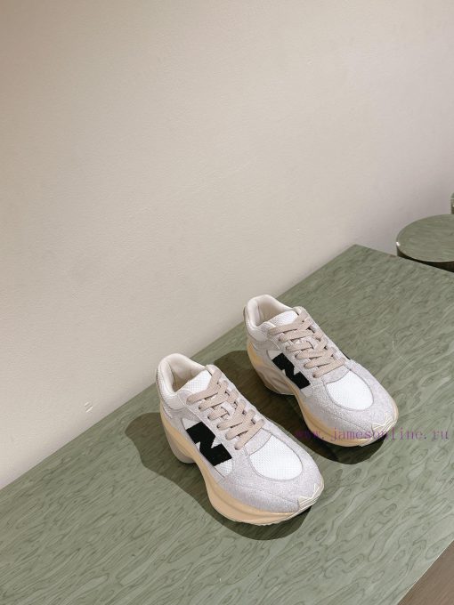 | ²⁰²4 𝐬𝐬  🤍🤎  𝐍𝐞𝐰𝐁𝐚𝐥𝐚𝐧𝐜𝐞 New Thick Soled Sports And Leisure Shoe Upper With Cowhide Mesh And S 8a86ope9 - Image 8