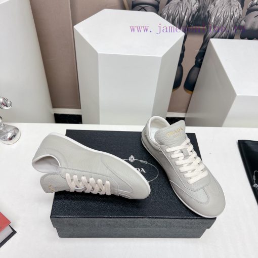 Top TierPRAD-A Prada 2024 Vs Spring Casual Shoe SeriesRound Toe Lace Up Casual ShoesOriginal 11 oo5wu3sp - Image 8