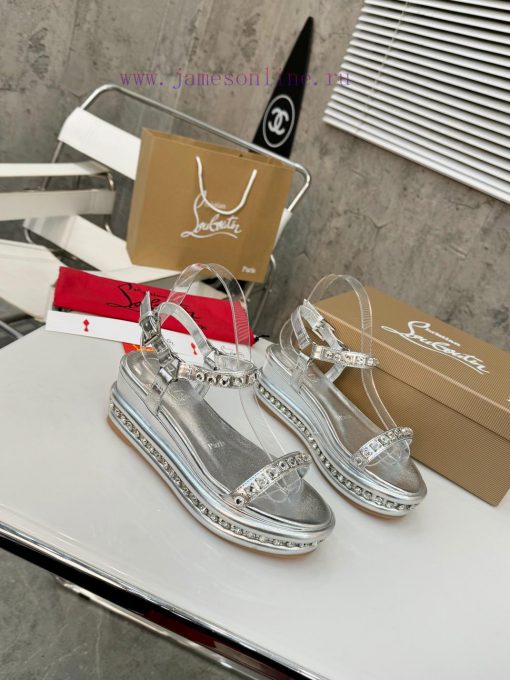 Rubber Sole P 300 Leather Sole P2024 Classic Diamond Nail Edition Spring And Summer Red Bottom 8flqrav6 - Image 3
