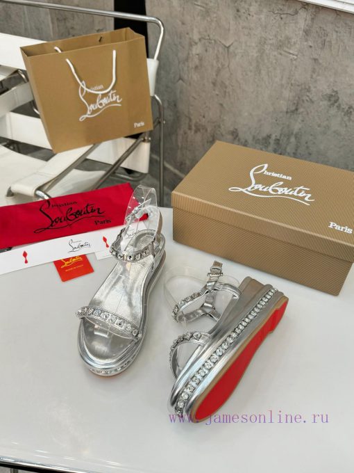 Rubber Sole P 300 Leather Sole P2024 Classic Diamond Nail Edition Spring And Summer Red Bottom 8flqrav6 - Image 5