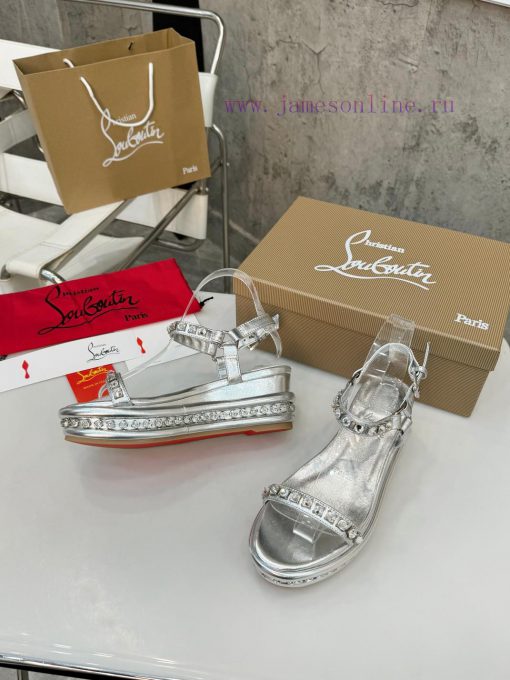 Rubber Sole P 300 Leather Sole P2024 Classic Diamond Nail Edition Spring And Summer Red Bottom 8flqrav6 - Image 7