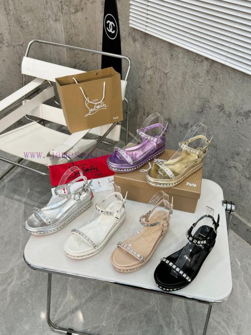 Rubber Sole P 300 Leather Sole P2024 Classic Diamond Nail Edition Spring And Summer Red Bottom 8flqrav6 - Image 10