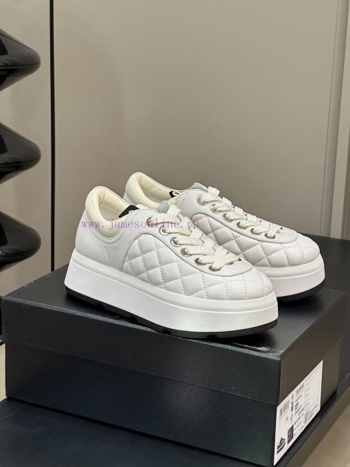 Top Qualitychane…l Ss24 New Arrival～Chanel 24 Spring/summer Diamond Grid Thick Soled ShoesIt Lo 8xkdt49p