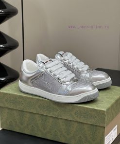 Top QualityGucci RE-WEB 24 New Board ShoesClassic Layout+Encora New Color Highly Sought After I fy9451r2