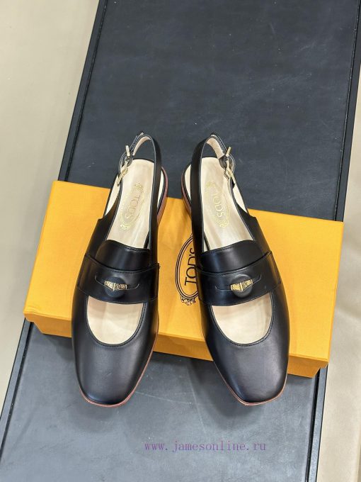 Tods Coins Behind Empty ShoesThe Perfect Gold Coin Decoration Is Very UniqueUpper Made Of Calf 6f2793mu - Image 3
