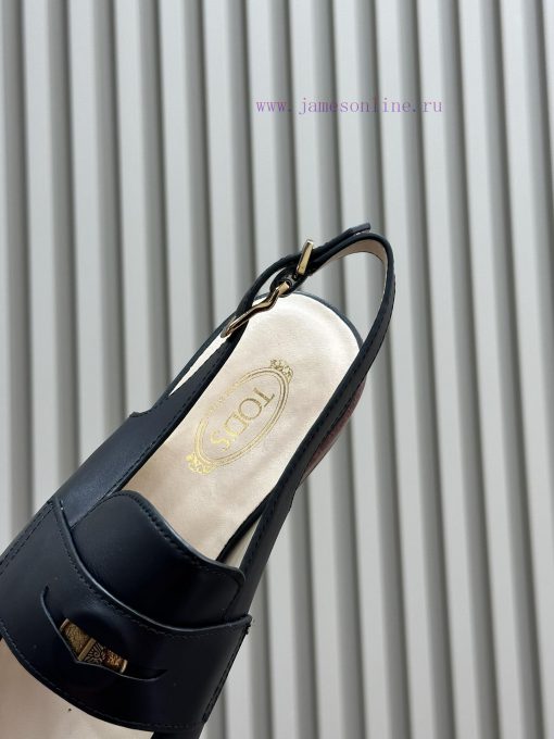 Tods Coins Behind Empty ShoesThe Perfect Gold Coin Decoration Is Very UniqueUpper Made Of Calf 6f2793mu - Image 6
