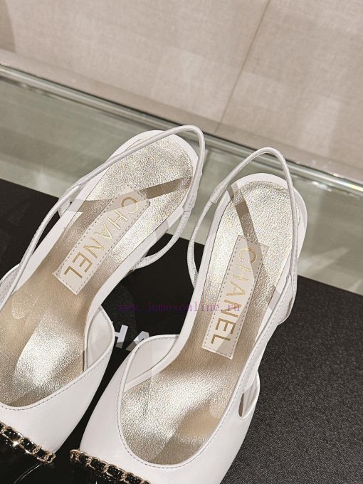 -Purchasing Level24Ss New Chanel High-heeled Back Empty SandalsSling Back Was Introduced In 195 cayv4abk - Image 9