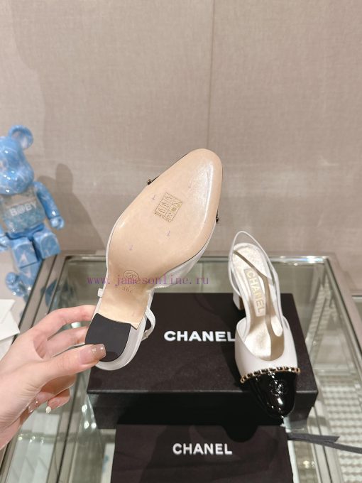-Purchasing Level24Ss New Chanel High-heeled Back Empty SandalsSling Back Was Introduced In 195 cayv4abk - Image 10
