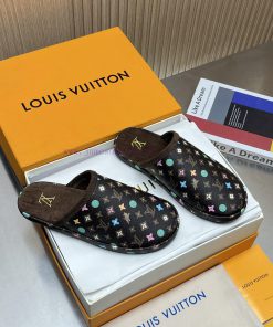2024 Couple Style Featuring LV And Roewe Joint Slippers Hard Goods Newly LaunchedA High-end Pur z3pwde3i