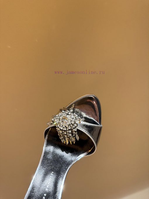 The MostGiuseppe Zanotti - SS2024 Spring And Summer New Product GZDiamond Buckle Single Shoe/sl 6iqj83m9 - Image 5