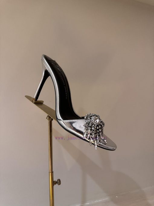 The MostGiuseppe Zanotti - SS2024 Spring And Summer New Product GZDiamond Buckle Single Shoe/sl 6iqj83m9 - Image 9