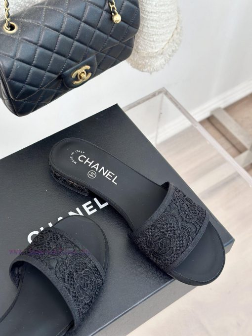 Chanel | Chanel 24P Spring/Summer New ProductsMesh Lace Series SlippersThis Season's Mesh And L dgv7dkhe - Image 6
