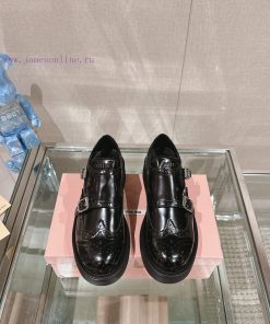 -24Ss Shoes Miu Miu Thick Soled Loafers With Double Buckle Straps Mengke ShoesThe Iconic Contra 0ur9oog6