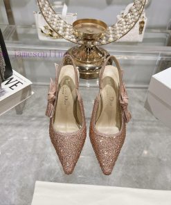 Dior Pointed High-heeled SandalsDior 2024 Summer New Full Diamond Crystal Sandals Top Gold Star 1aap0wgd