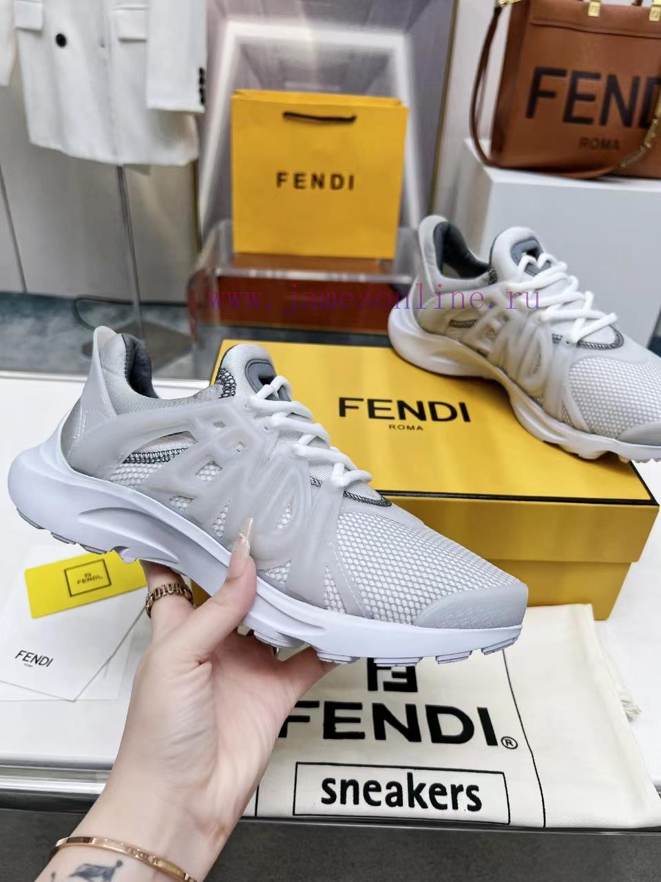 Top TierFENDI 2024SS Men's Spring/Summer New Technology Sneakers Tag Sports Shoes Show Poster S cpmj6nvh