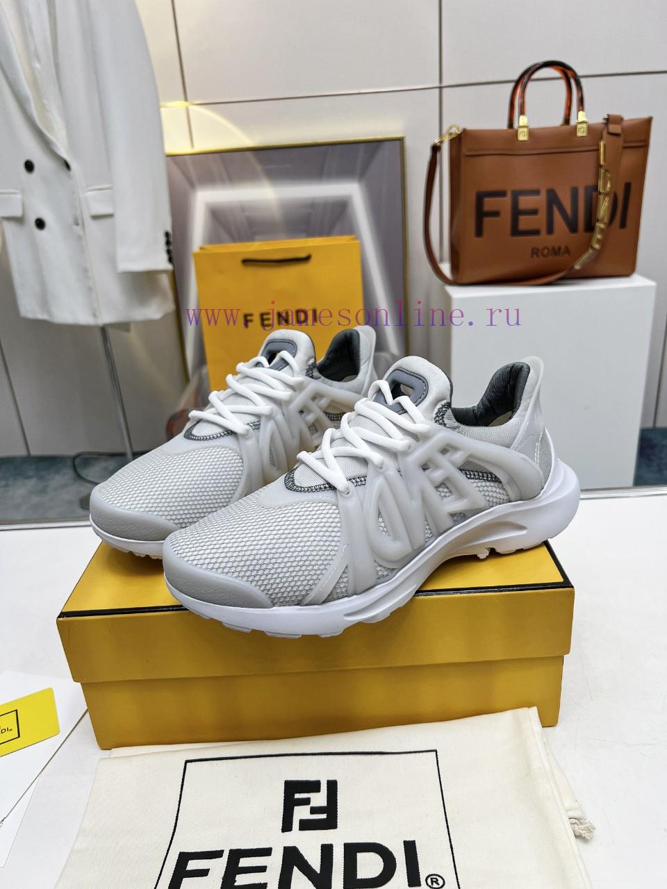 Top TierFENDI 2024SS Men's Spring/Summer New Technology Sneakers Tag Sports Shoes Show Poster S cpmj6nvh - Image 4