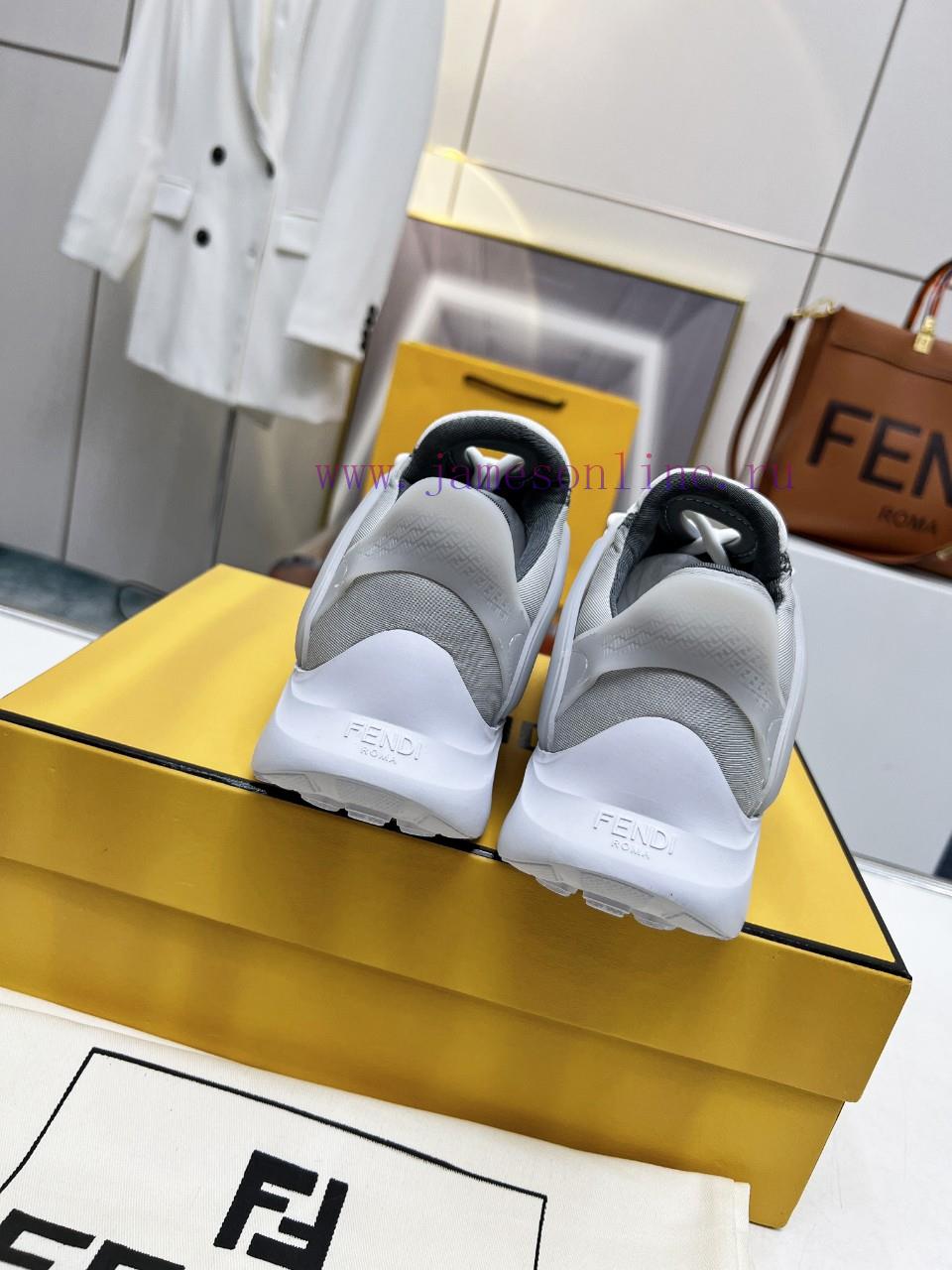 Top TierFENDI 2024SS Men's Spring/Summer New Technology Sneakers Tag Sports Shoes Show Poster S cpmj6nvh - Image 5