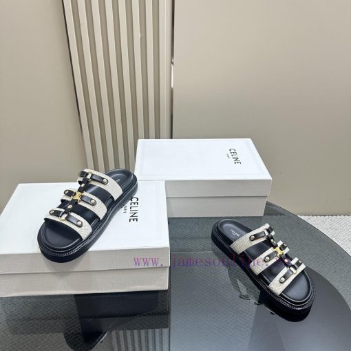 Celine | Celine 24ss Spring/Summer New ProductsLazy SlippersGo MaterialThe Fabric Is Made Of Im td02ibu7 - Image 7