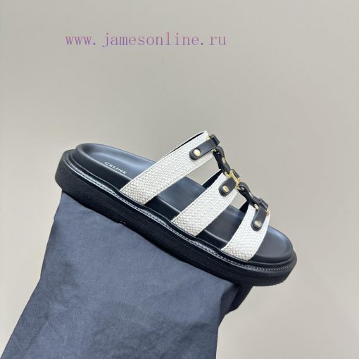 Celine | Celine 24ss Spring/Summer New ProductsLazy SlippersGo MaterialThe Fabric Is Made Of Im td02ibu7 - Image 8