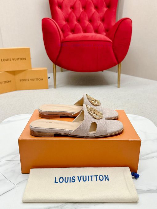 LV Lazy Dragging With Smooth Calf Leather Upper And Eye Catching Silver Metal Toe Engraved With evvtbe6p - Image 3