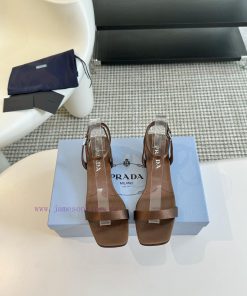 Prada Prada 24/Early Spring New One Belt Triangle Heel SandalsThis Season Is So Surprising The q26puro0
