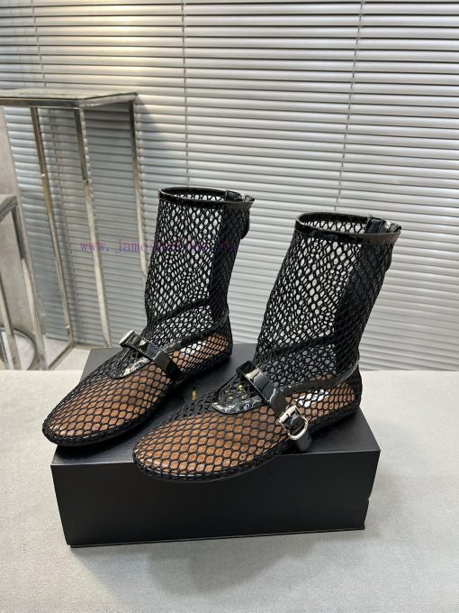 ALAIA Summer New Flat Bottomed Mesh Boots Cool Boots ️The Original Version Purchased The ALAIA r5r8ihcc - Image 4