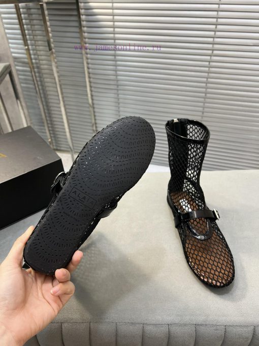 ALAIA Summer New Flat Bottomed Mesh Boots Cool Boots ️The Original Version Purchased The ALAIA r5r8ihcc - Image 10