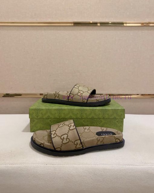 ️GucciGucci Purchasing New Slippers With Synchronized Shoe Upper Made Of Italian Imported Cowhi e6ersggd - Image 7
