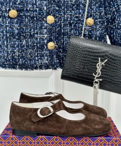 TORY BURCH Classic T-shaped Mary Jane Shoes Le Fu ShoesIt Has A Very Contemporary Retro Flavor~ qwv2ijqj