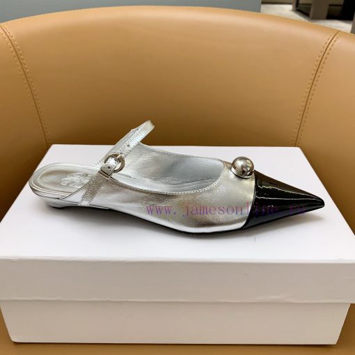 ODTD24 New Cat And Metal Ball Pointed Sandals This Year's Hot Pointed Sandals 🤩 Elegant And Cas iazoj5u4 - Image 3