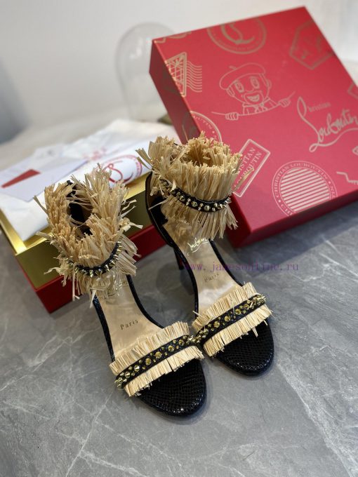 CL Red Soled Shoes Are The MostChristian Louboutin Classic Red Bottom High Heels Round Head Str omo48e92 - Image 3