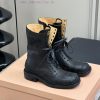 Top Qualitymiumiu Fw24 New Arrival～Miu 24 Autumn/Winter Show Short Boots New ProductClassic Mot q0f77e4o