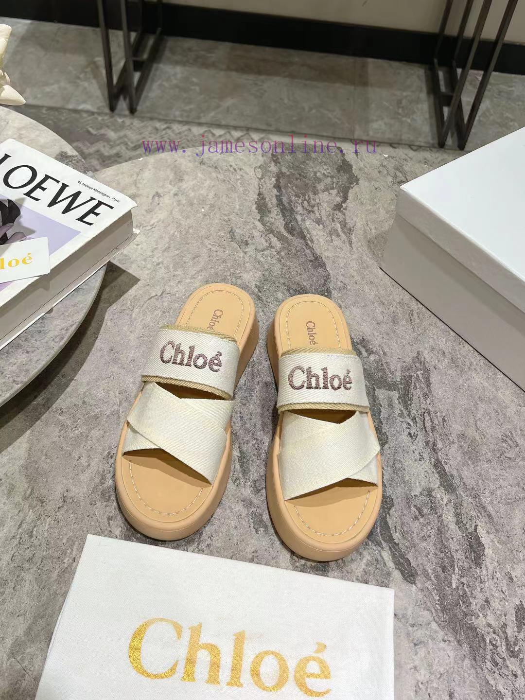 Purchase Grade Chloe/Chloe Classic Spring/Summer Knitted Strap SlippersChloe Spring/Summer Coll czq632g6 - Image 2