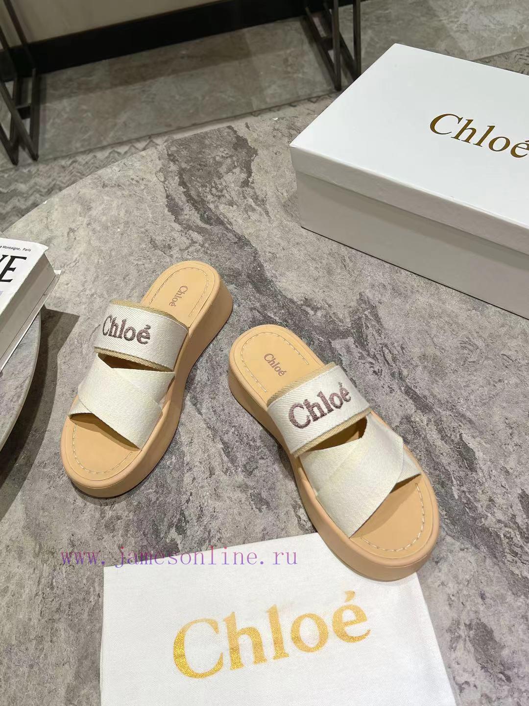 Purchase Grade Chloe/Chloe Classic Spring/Summer Knitted Strap SlippersChloe Spring/Summer Coll czq632g6 - Image 3