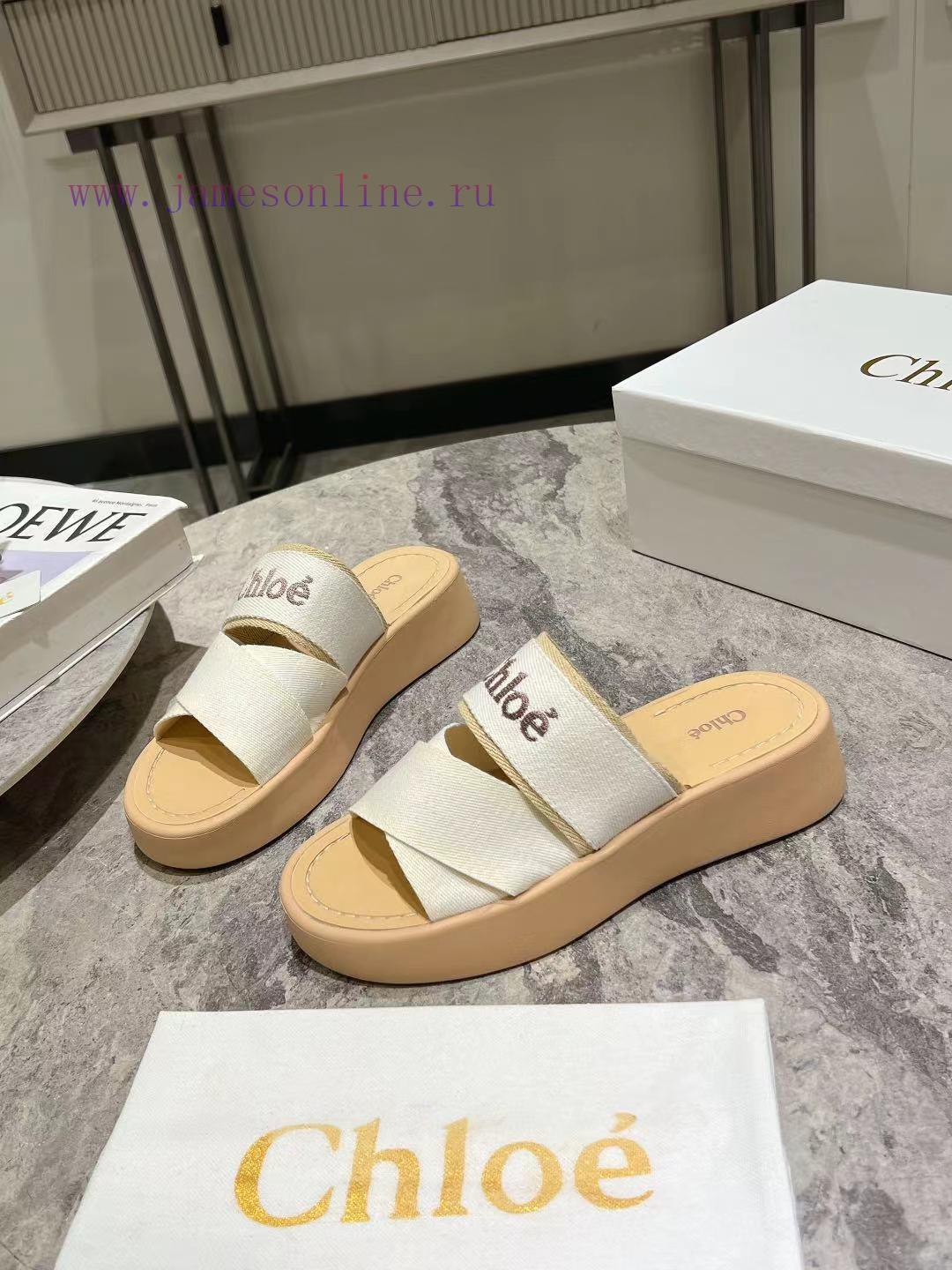 Purchase Grade Chloe/Chloe Classic Spring/Summer Knitted Strap SlippersChloe Spring/Summer Coll czq632g6 - Image 4