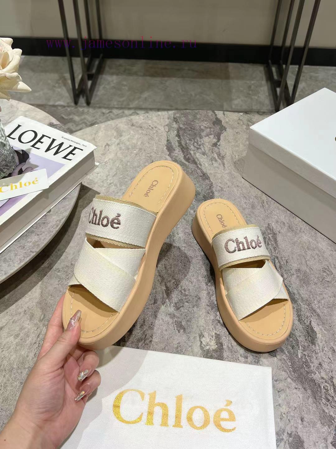 Purchase Grade Chloe/Chloe Classic Spring/Summer Knitted Strap SlippersChloe Spring/Summer Coll czq632g6 - Image 5