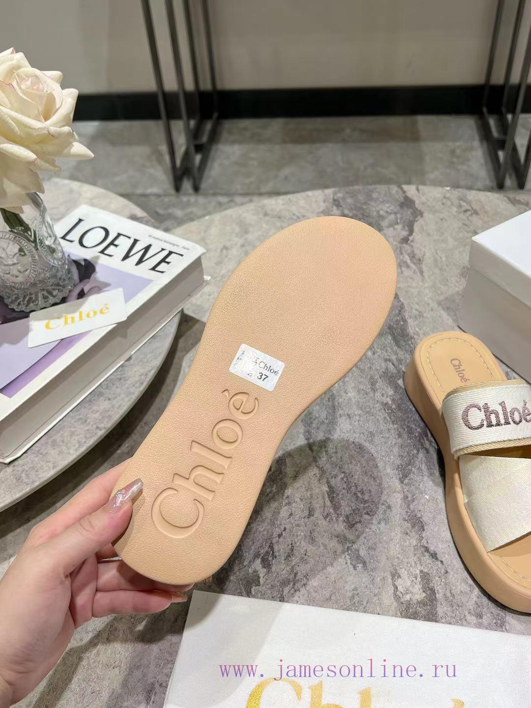 Purchase Grade Chloe/Chloe Classic Spring/Summer Knitted Strap SlippersChloe Spring/Summer Coll czq632g6 - Image 10