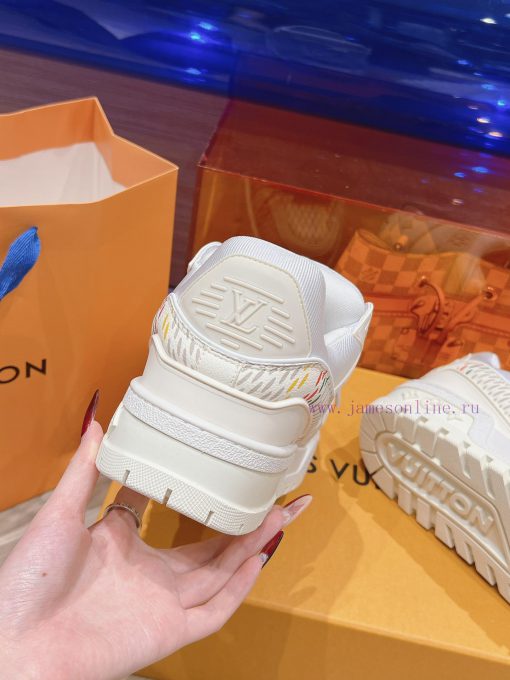Purchasing LevelGraffiti Latest Couple Series New ColorsLouis Vuitton Trainer Sneaker Is A Fash cb5i6pxx - Image 10