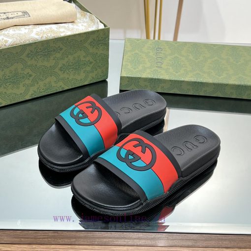 2024 GucciGucci Unisex Couple Slippers Jelly SandalsIn This Edition Series The Acronym Of Brand 127gwjcs - Image 2