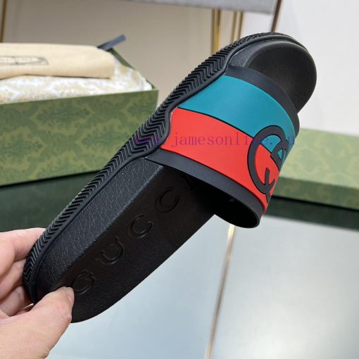 2024 GucciGucci Unisex Couple Slippers Jelly SandalsIn This Edition Series The Acronym Of Brand 127gwjcs - Image 10