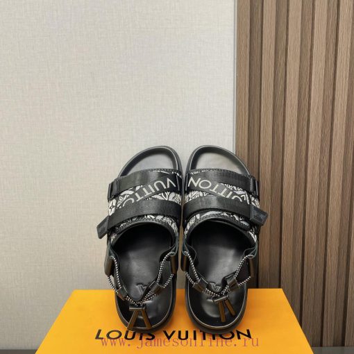 Top TierL * V Donkey 2024vs Summer Latest Wang Fried Sandals SeriesRound Toe Heel Strap CoolerT httf4lmc - Image 7
