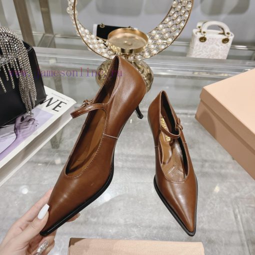 Miu Miu Fashion Show 24 Spring/summer New Item Hollowed Out Single Shoe 🫅The Runway Show Is A P tgmbrwf5 - Image 3
