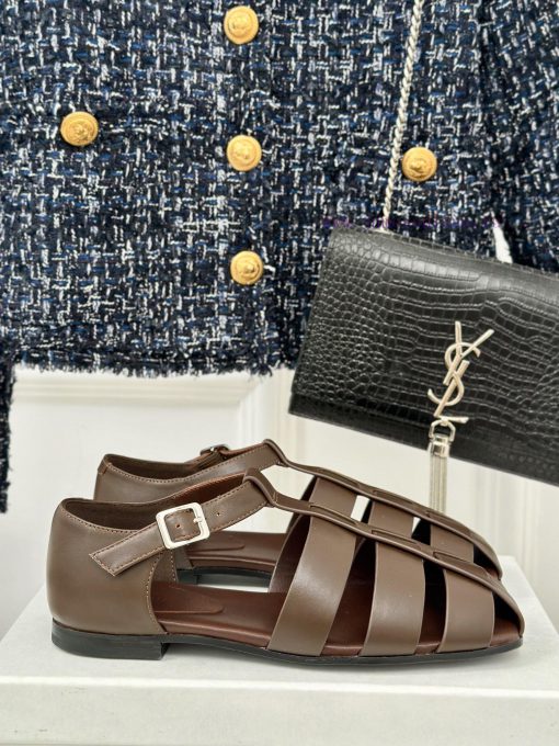 HIDEMiu Miu 24S Spring/summer Woven Hollow RetroRoman SandalsSandals That Become Popular Every c40gb1t8