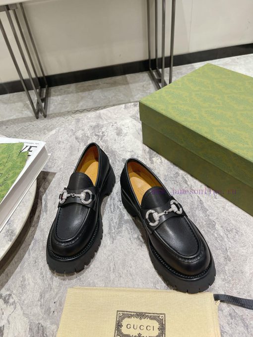 Drill Buttongucc …i Fw24 New Arrival～G Home 2024 Spring/Summer Thick Soled Height Increasing Le t1j3evl9 - Image 3