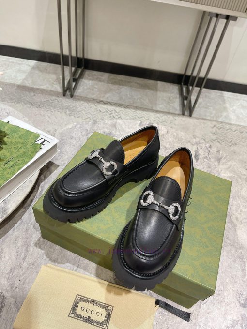 Drill Buttongucc …i Fw24 New Arrival～G Home 2024 Spring/Summer Thick Soled Height Increasing Le t1j3evl9 - Image 7