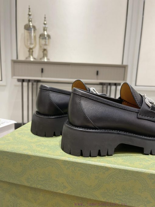 Drill Buttongucc …i Fw24 New Arrival～G Home 2024 Spring/Summer Thick Soled Height Increasing Le t1j3evl9 - Image 9