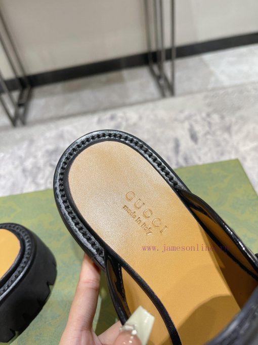 Gucc …i Fw24 New Arrival～G Home Classic Thick Bottom Height Increasing Lefu Slippers New Produc uewsg0kp - Image 8
