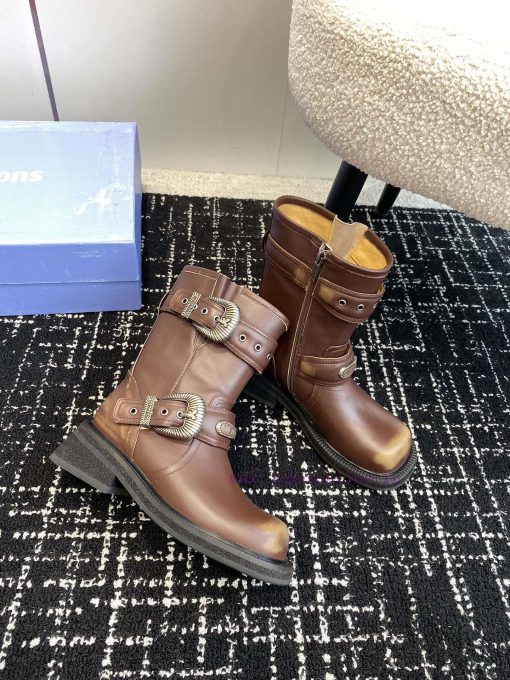 Top Qualitysugarsu Ss24 New Arrival～SUGARSU 24ss | New Autumn/Winter Knight BootsRetro Knight B d7rvrd6i - Image 4